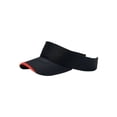 thumbnail image 1 of SPORTS PRO STYLE BRUSHED TWILL VISOR, Black Red, 1 of 1