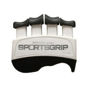 SPORTSGRIP Hand and Finger Exerciser for All Sport Athletes (White Medium - 5Lbs / 2.3Kg)