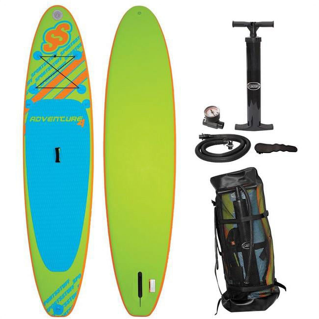 リフレッシュ　プロ　4箱セット SPORTSSTUFF ADVENTURE 4 ISUP (Brownbox) Green/Blue 10'6
