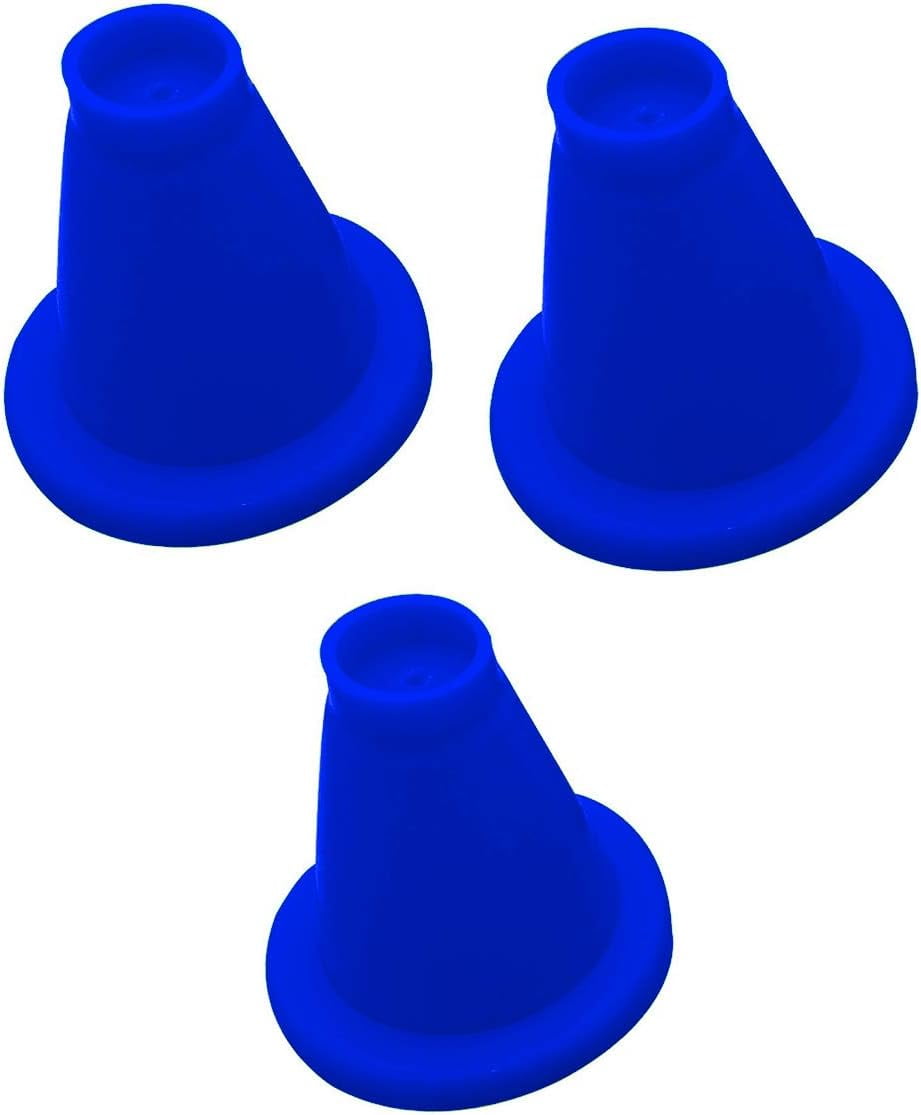 SPORTSYUVA Rubber Cricket Batting Tee Cone for Batting Practice (Pack of 3)