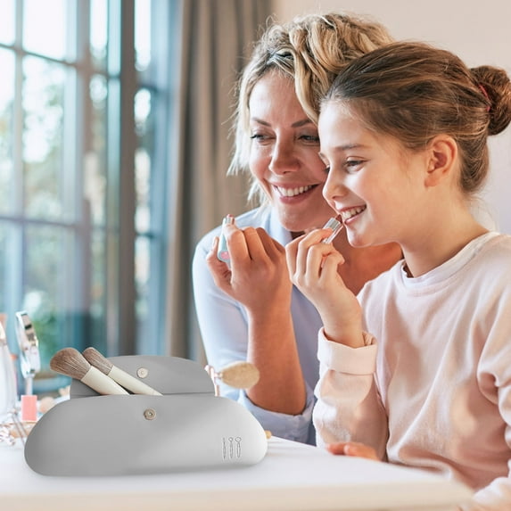 SPORYYO Makeup Brush Holder,Travel Makeup Brush With Magnet Closure - Makeup Brush Case, Cute - Portable Makeup Brush Organizer