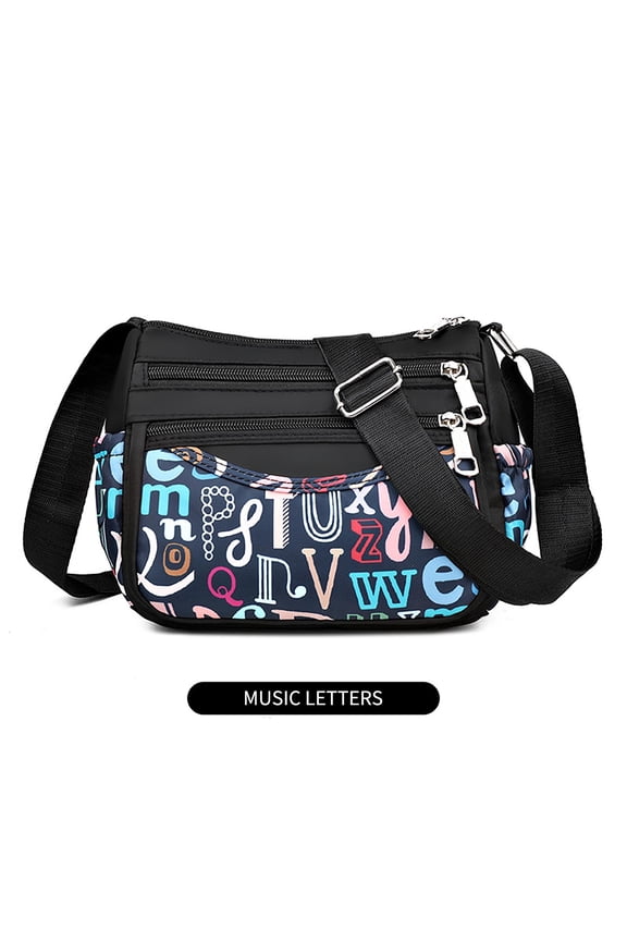 SPORYYO Nylon Crossboby Bag for Women - Large Capacity And Multi Compartment Nylon Bag