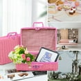 thumbnail image 1 of SPORYYO Retro Portable Imitation Rattan Storage Box - Wedding Photography Decoration, Photo Souvenir Organizer, 1 of 7