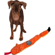 SPOT Skinneeez Extreme Triple Squeak Toy Snakes, Stuffing-Free Dog Toys for Aggressive Chewers, with Rip-Stop Mesh & 3 Jumbo Squeakers, for Medium to Large Dogs & Puppies, 25in