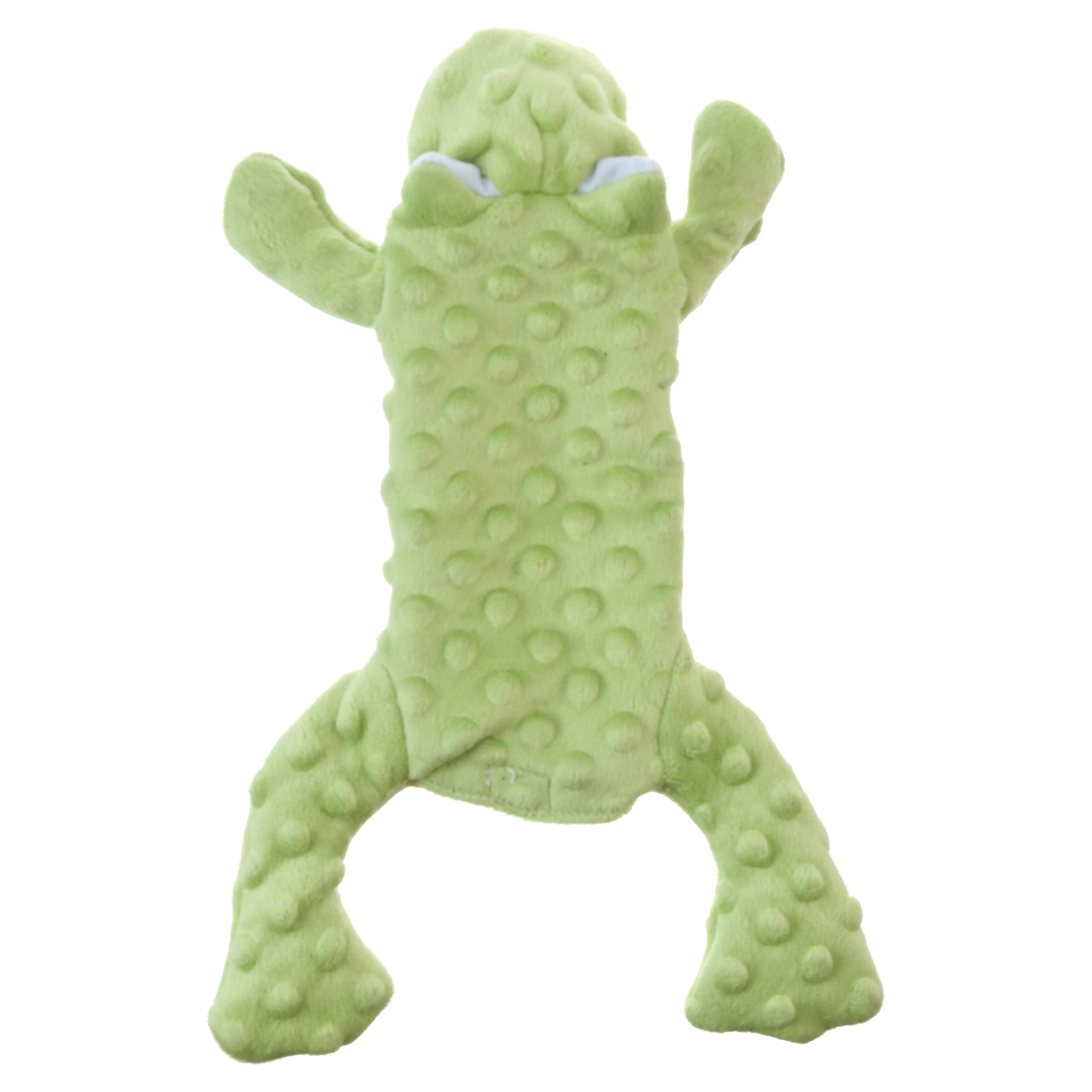 SPOT Skinneeez Extreme Stuffers Frog Dog Toy, Stuffing-Free Design