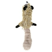 SPOT Skinneeez Raccoon Dog Toy   Soft No Stuffing Dog Toy with Squeaker, for Small & Medium Dogs, Best for Light to Moderate Chewers, 14in