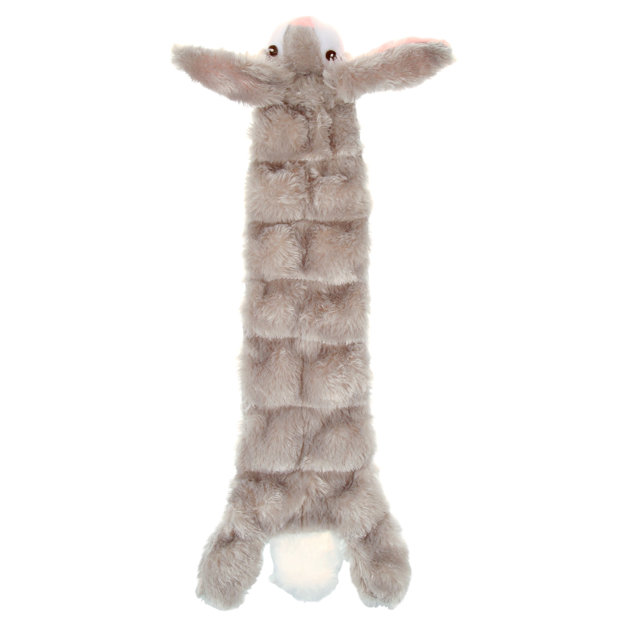 SPOT Skinneeez Tons-O-Squeakers Rabbit Dog Toy, Fun No Stuffing Dog Toys with 19 Squeakers, for Moderate Chewers, Medium to Large Puppies & Dogs, 20in