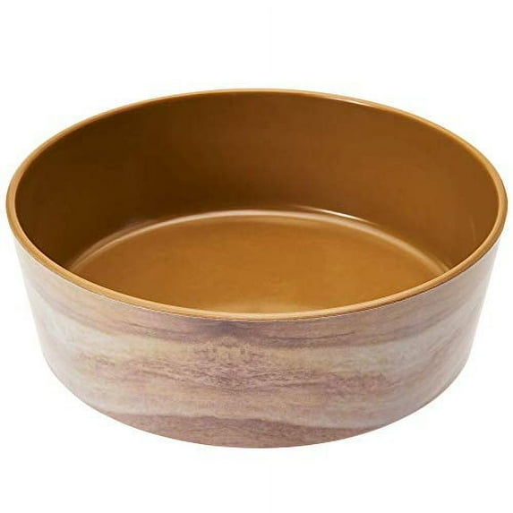 Spot Unbreak-A-Bowlz Wood Dog Bowl Tan/Brown 1ea/SM, 5 in