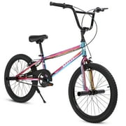 SPPTTY 20" Freestyle BMX Bike with 4 Pegs,Kids Bicycle for Teen Beginner, Age 7-14 Years,Multicolor