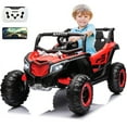thumbnail image 1 of SPPTTY 24V Ride on Toys for Kids,2WD Ride on Car with Remote Control, PU Leather Seater,3-8Years, 1 of 10