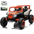 thumbnail image 1 of 24V Ride on Toys with Remote Control,4WD Ride on Car for Kids, Electric UTV with PU Leather 2 Seater,3-8Years, 1 of 10