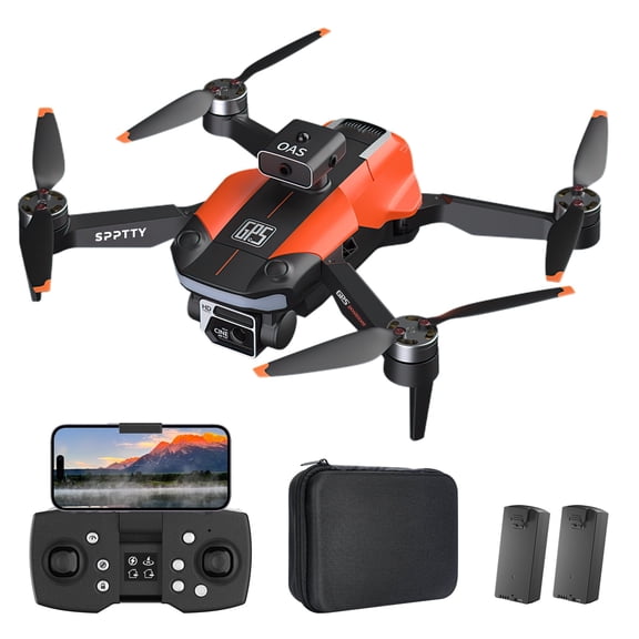 Spptty GPS Drone with 8K UHD Camera, Foldable RC Quadcopter, Brushless Motor, Auto Follow, Long Range, Return Home