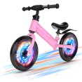 thumbnail image 1 of SPPTTY Kids Balance Bike with Glowing Wheels,12" Balance Bicycle for 2-5 Years Old,Pink, 1 of 9