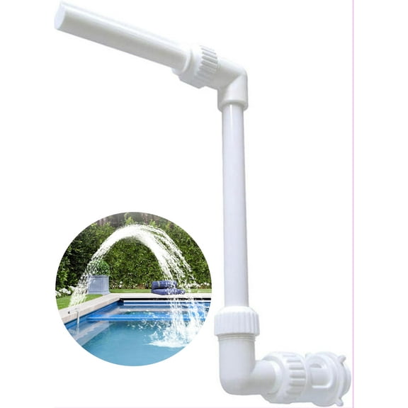 SPQ Brands SPAG751550 Waterfall Swimming Pool Fountain, White