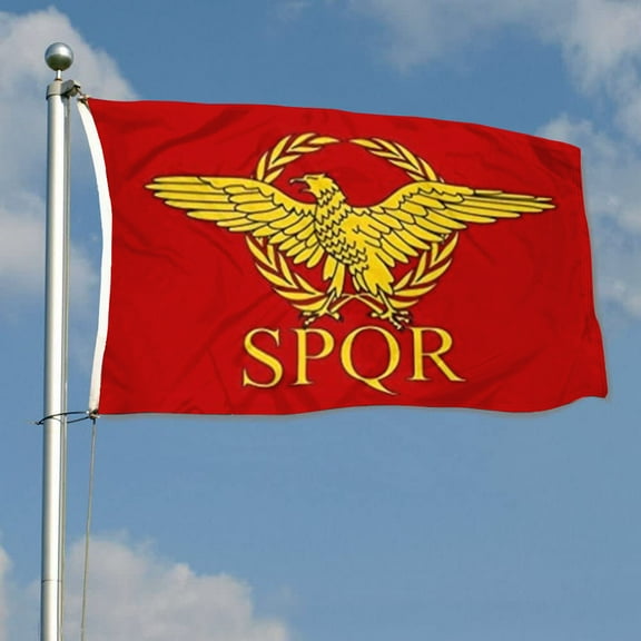 SPQR Roman Empire Senate and People of Rome Flags Polyester 3x5 FT Indoor Outdoor Banner