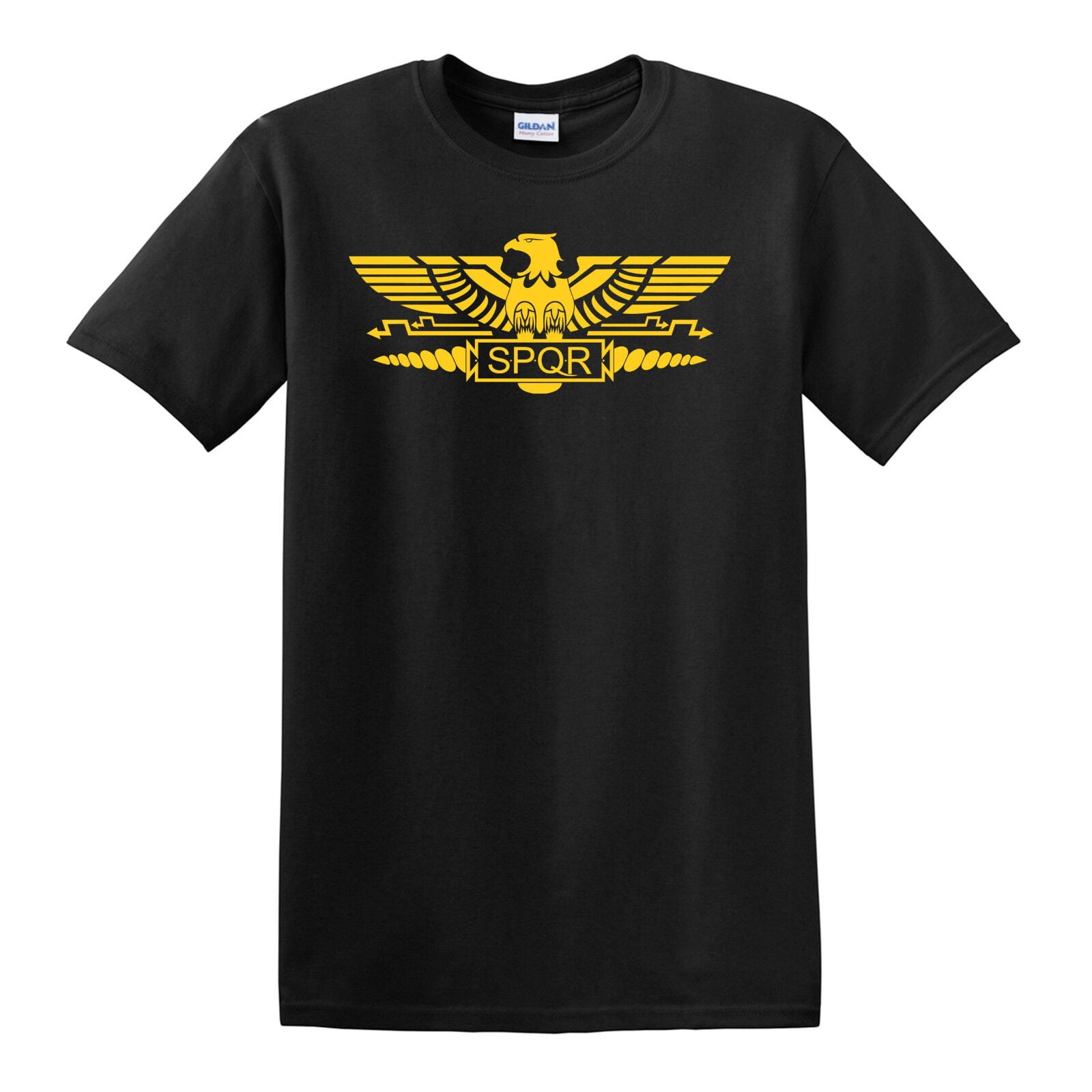 SPQR Roman Gladiator Imperial Golden Eagle TShirt