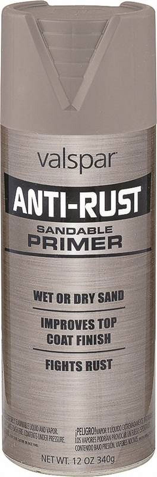 Armor 68228 Sandable AntiRust Primer, 12 oz, Aerosol, Gray