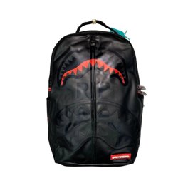 Sprayground Compton Cowboys Ride Alone Backpack Black White