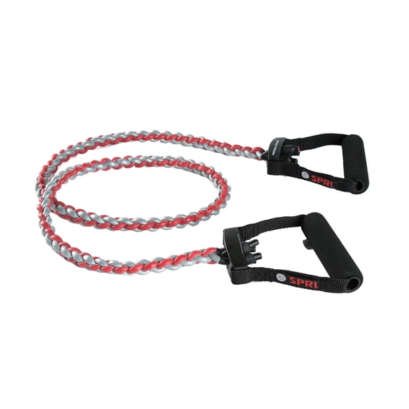 SPRI Braided Xertube Resistance Tube -Medium, Stretch Bands with ...