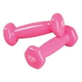 thumbnail image 1 of SPRI Deluxe Vinyl Dumbbells, 1 lb. Pair, Light Pink, 1 of 4