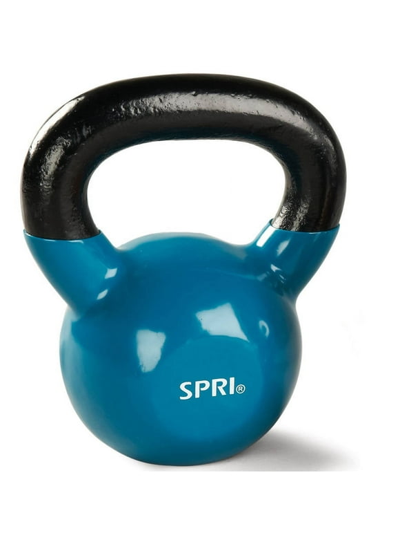 SPRI Deluxe Vinyl Kettlebell, 20 Lbs. Single