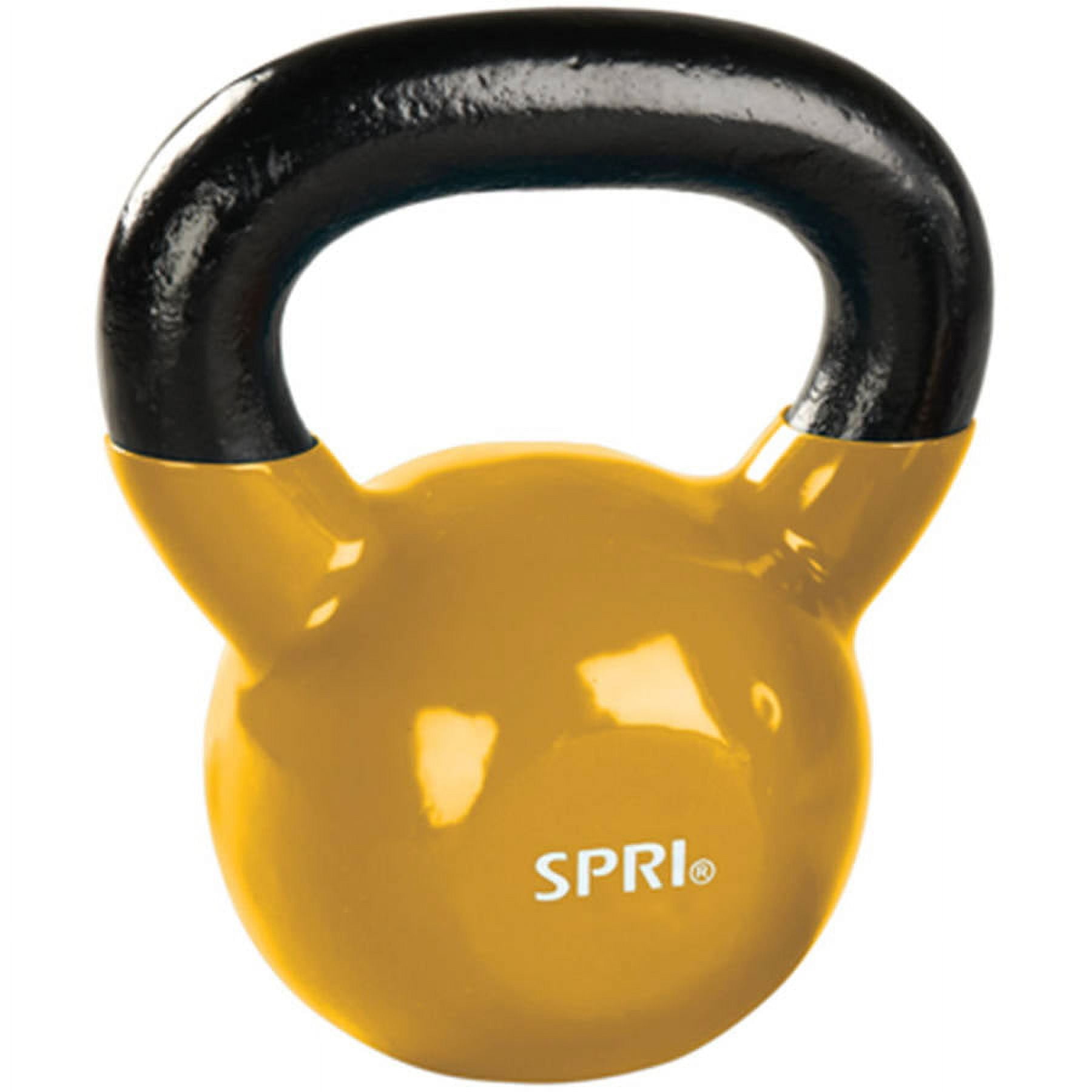 SPRI Deluxe Vinyl Kettlebell, 5 lbs, Single