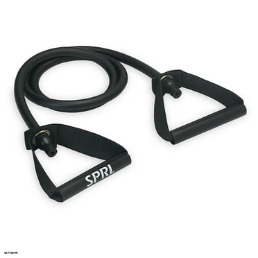 SPRI Professional Strength Resistance Tube, Ultra-Heavy Resistance Level, Exercise Bands, Black
