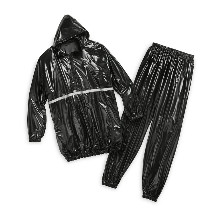 SPRI Sauna Suit, Medium/Large, Durable Nylon, Heat Retention 
