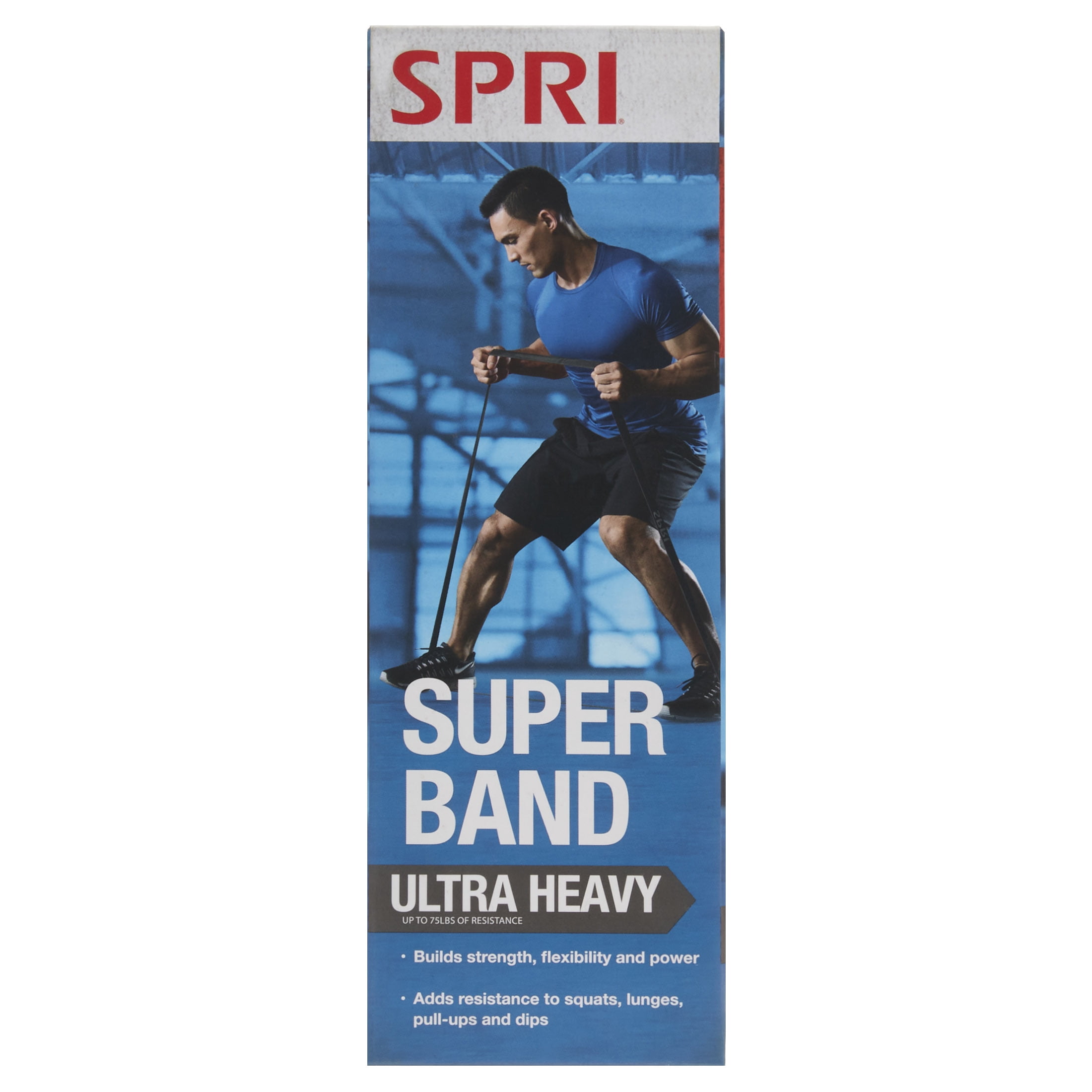 SPRI Superband Ultra Heavy Resistance Exercise Band Includes One Band Black