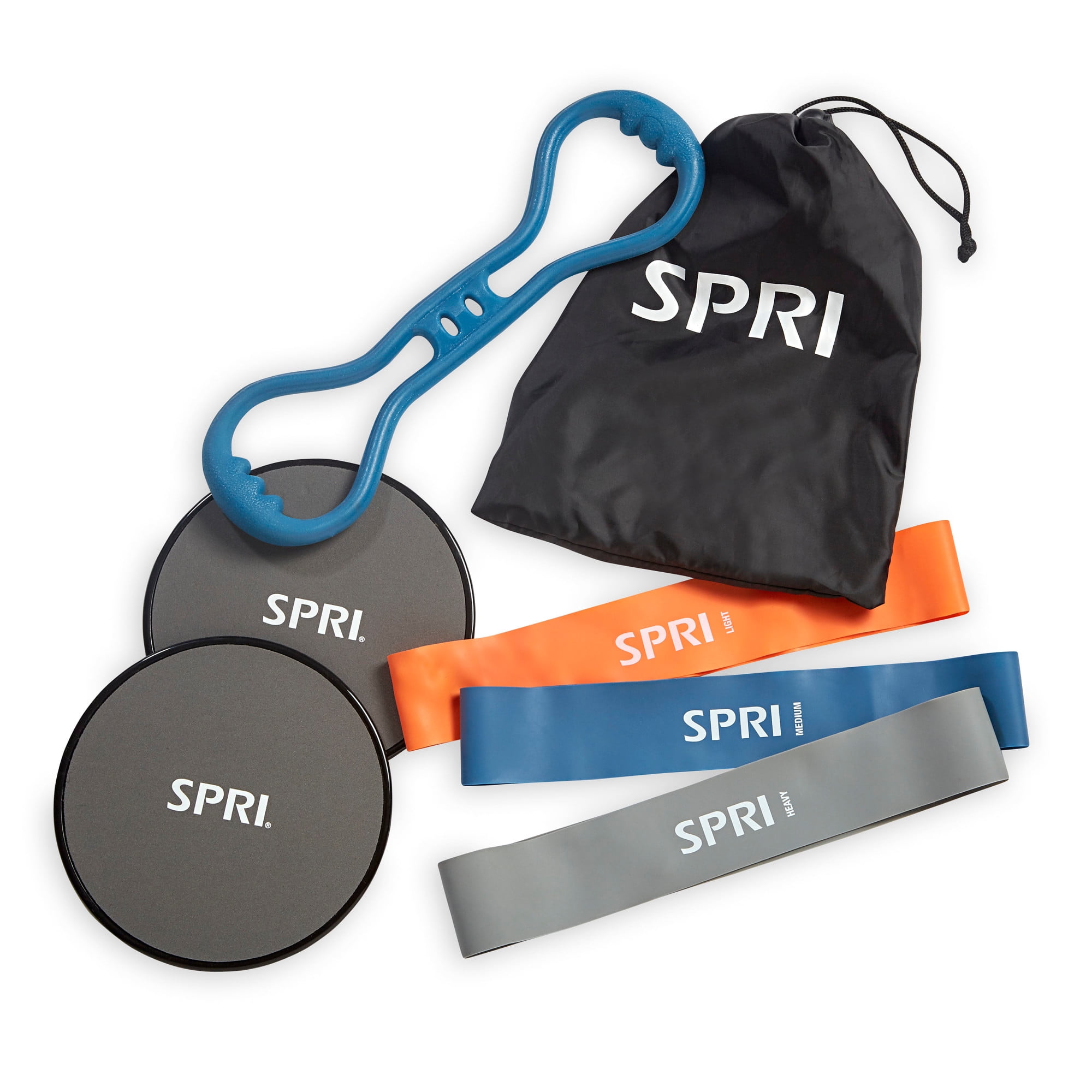 SPRI Ultimate Booty Sculpt Kit, Includes 1 Booty Band, 2 Core Discs and 3  Mini Bands 