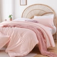 thumbnail image 1 of SPRINDAY Queen Comforter Set For Adult, 3 Piece Blush Red Comforter Sets & Bedding For All Season, 1 of 6
