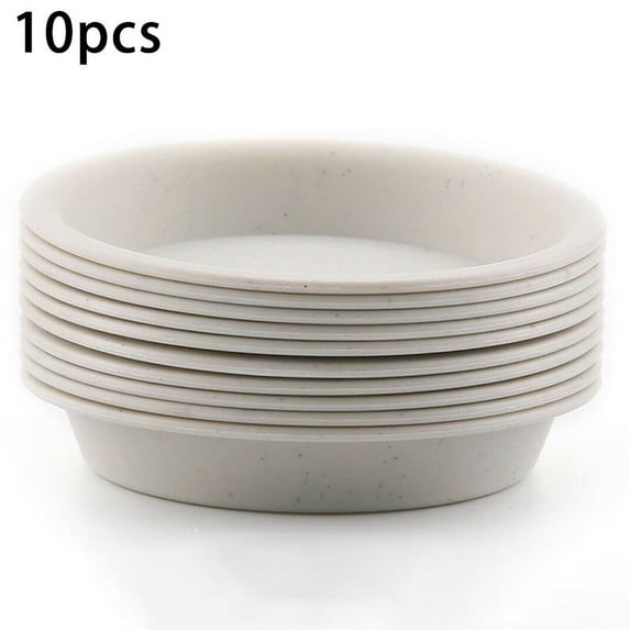 SPRING 10Pcs Round Saucer Trays For Flower Pots Easy To Clean And Maintain Suitable For Various Indoor And Outdoor Uses