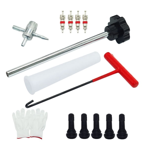 SPRING 13Pcs Car Tire Valve Tool Kit For Easy Valve Stem Removal And Replacement