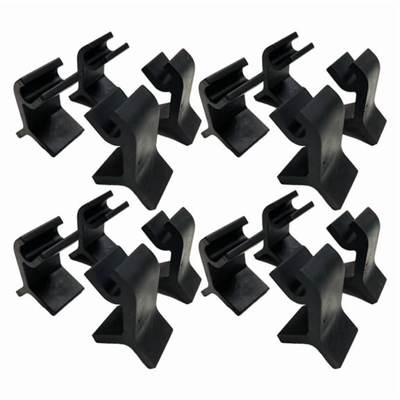 SPRING 16Pcs Kitchen Use Tray Bracket Steamer Oven Tray Bracket Blue Black