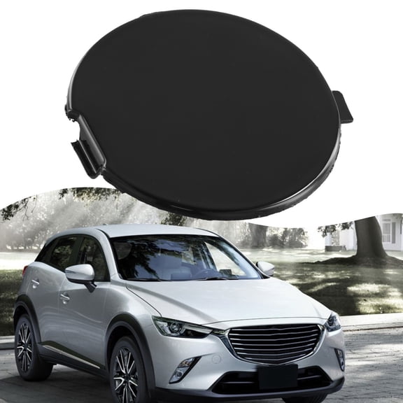 SPRING 1pcs Car Front Bumpers Trailers Traction Cap Tow Hook Covers For Mazda For CX-3 2014-2023 Trailer Cap Trim Lid Car Accessories Black