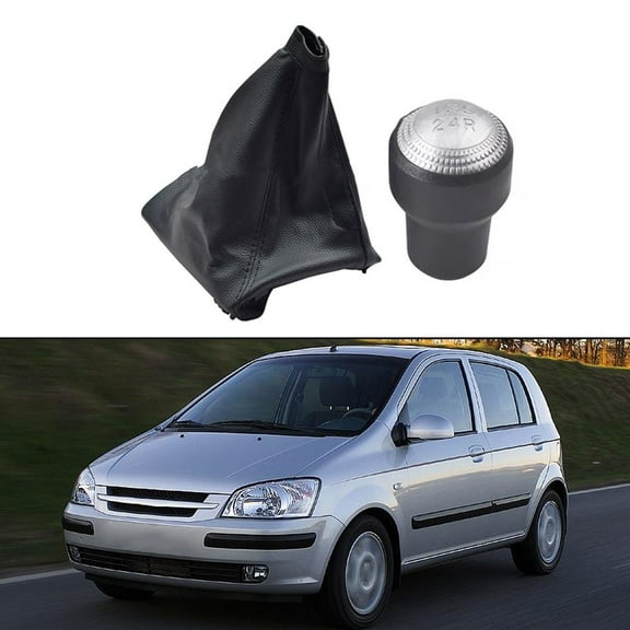 SPRING 2002-2010 Gear Shift Knob Gear Shift Replacement Wear-Resistant Non-Deformation Pu Leather Material For Hyundai