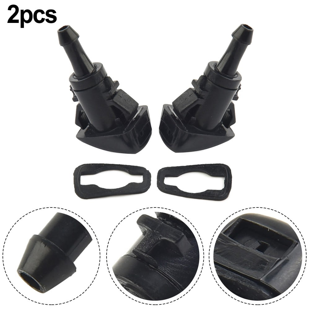 2X Car Parts Window Windshield Wiper Washer Nozzle Water Spray - Foto 3