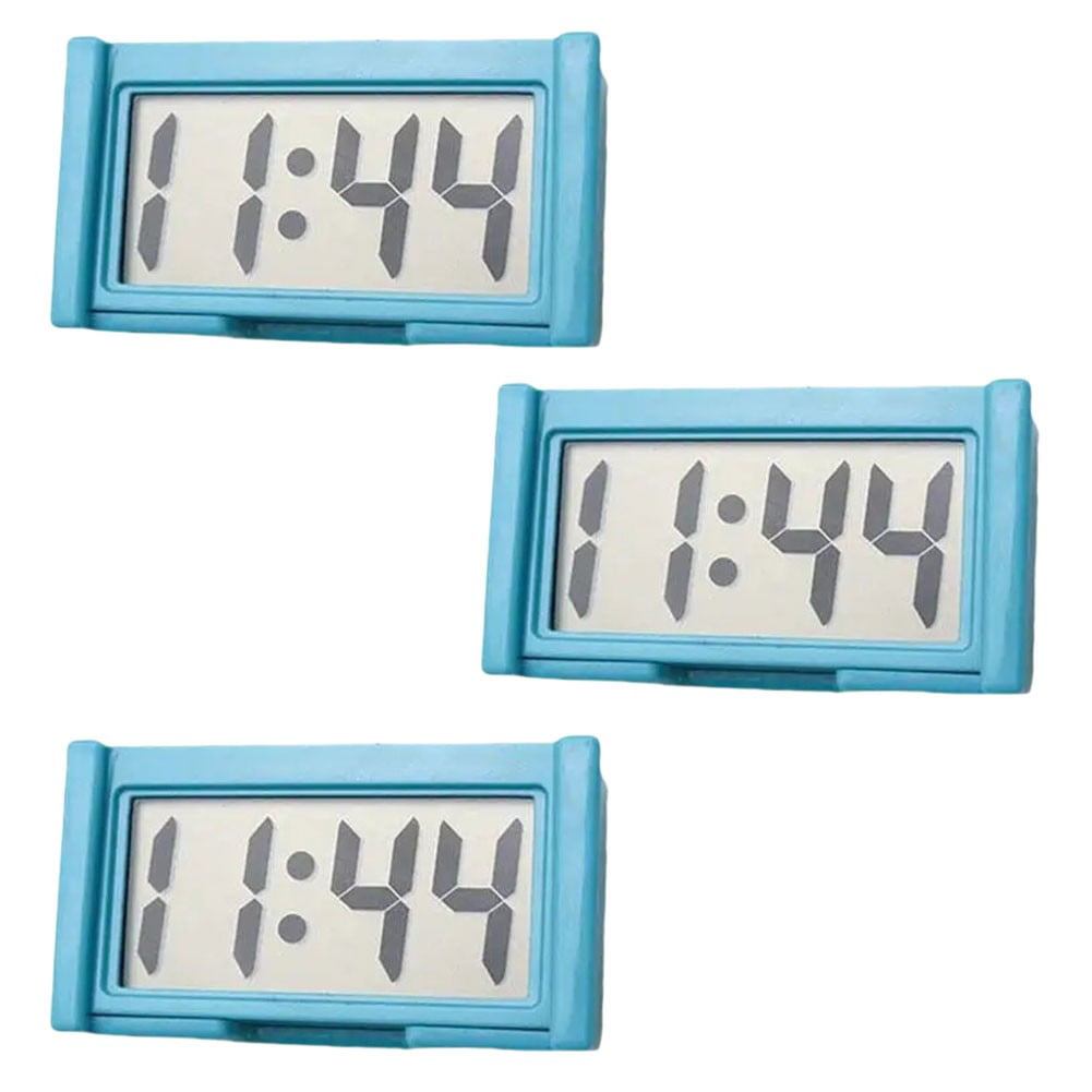 SPRING 3X Blue/White/Black Digital Clock Small Digital Clock For Car ...