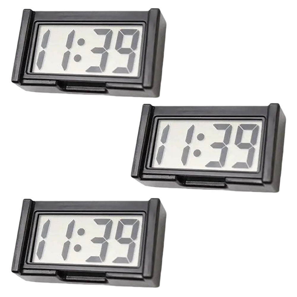 SPRING 3X Blue/White/Black Digital Clock Small Digital Clock For Car ...