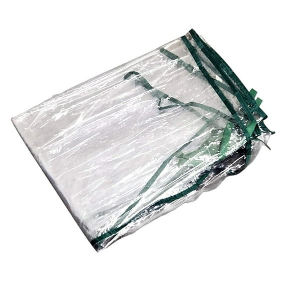 SPRING 4 Tier Greenhouse Pvc Replacement Cover Foldable Flower House Planting Insectproof Bird Cover Garden Tent Cover Outdoor Protect