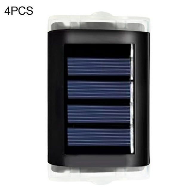SPRING 4PCS Solar Deck Lights Outdoor Waterproof Led Pathway Stairs