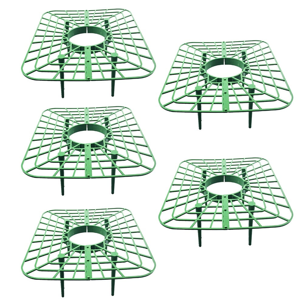 SPRING 5/10Pcs Strawberry Plant-Supports With 4 Sturdy Legs Strawberry Growing Racks Protector Frame Holder Cage From Mold Rot Dirts