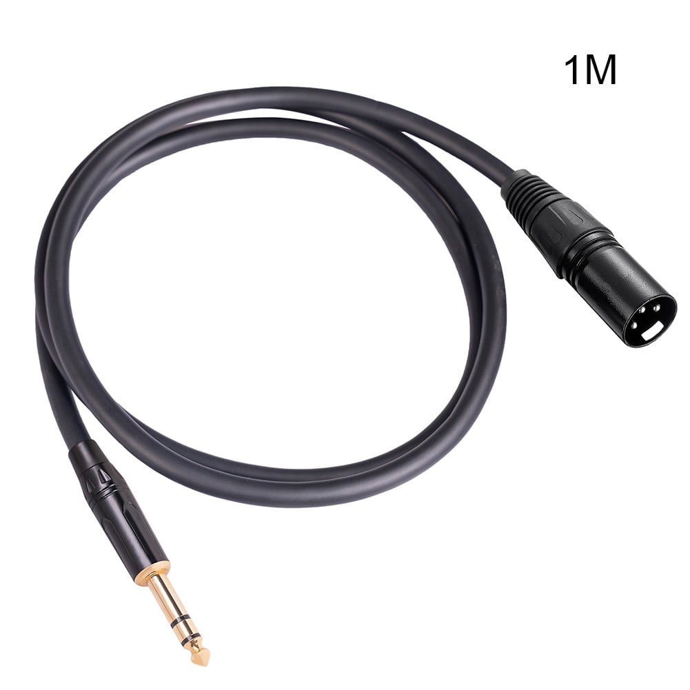 MEIRIYFA 6,35 mm 1/4 TRS mannelijk naar dubbel 3,5 mm 1/8 vrouwelijke splitser Y-kabeladapter, 6,35 mm naar 3,5 mm adapterkabel voor versterkers, thuisbioscoop, mixer - 53 cm