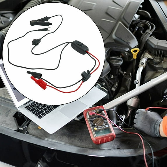 SPRING Automotive Current Tester As Shown Car Leakage Tester Upgraded Fuse Design Copper Multimeter Connection Easy Terminal Connection