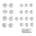thumbnail image 1 of SPRING Car Air Condition CD Panel Button Trim For Benz C Class W204 GLK X204 Panel Multimedia Switch Buttons Sequins Button Cover, 1 of 4