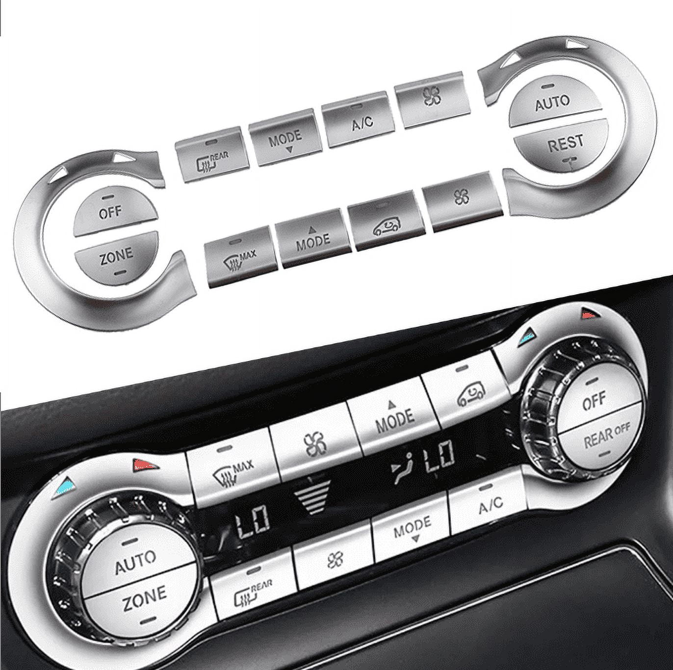 SPRING Car Air Conditioning Buttons Trims For Mercedes C117/X156 For ...