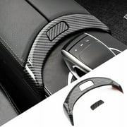 SPRING Car Armrest Box Button Cover Trim  Frame For Mercedes For Benz C Class W205 Glc X253 2015-2020 Auto Interior Accessories Part