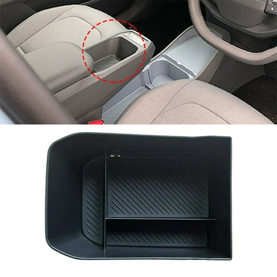 SPRING Car Center Console Armrest Box Upper Storage Box For Kia Ev3 Central Console Armrest Front Storage Box Parts