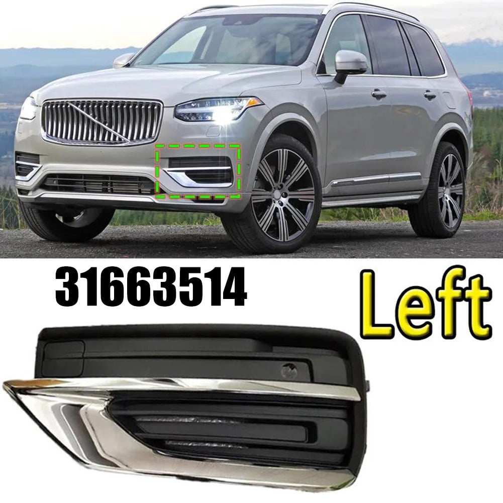 SPRING Car Front Left Right Bumper Fog Lamp Light Cover Grille For XC90 ...