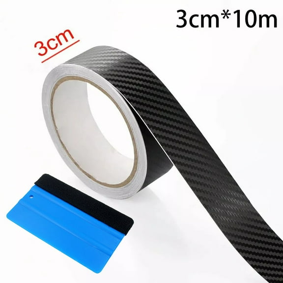 SPRING Carbon Fiber Tape 5D Auto Car Anti Scratch Tape Waterproof Protector Film 10M 5D 3CM*10M